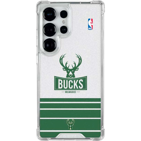 NBA Milwaukee Bucks Static Galaxy S26 Ultra Clear Case
