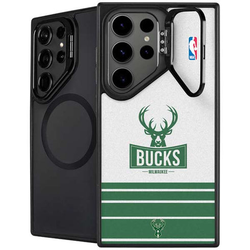 NBA Milwaukee Bucks Static Galaxy S26 Ultra Kickstand Case