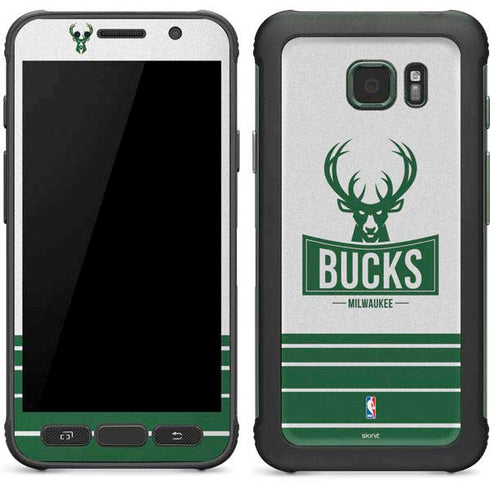 NBA Milwaukee Bucks Static Galaxy S7 Active Skin