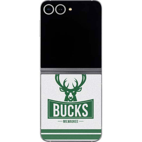 NBA Milwaukee Bucks Static Galaxy Z Flip6 Skin