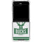 NBA Milwaukee Bucks Static Galaxy Z Flip6 Clear Case