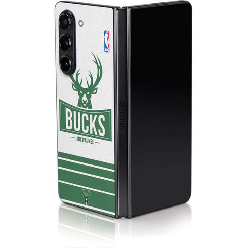 NBA Milwaukee Bucks Static Galaxy Z Fold5 5G Skin