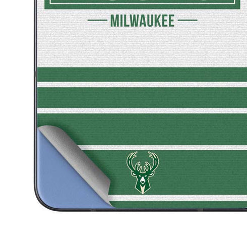 NBA Milwaukee Bucks Static Galaxy Z Fold5 5G Skin