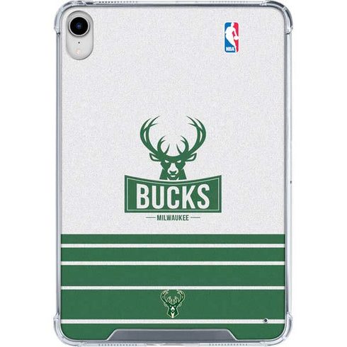 NBA Milwaukee Bucks Static iPad 11th Gen (2025) Clear Case