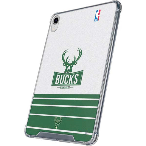 NBA Milwaukee Bucks Static iPad 11th Gen (2025) Clear Case
