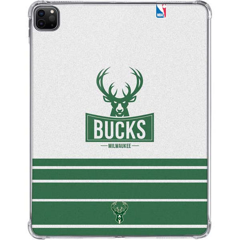 NBA Milwaukee Bucks Static iPad Pro 11in (2024) Clear Case