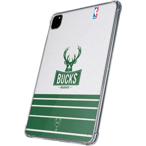 NBA Milwaukee Bucks Static iPad Pro 11in (2024) Clear Case