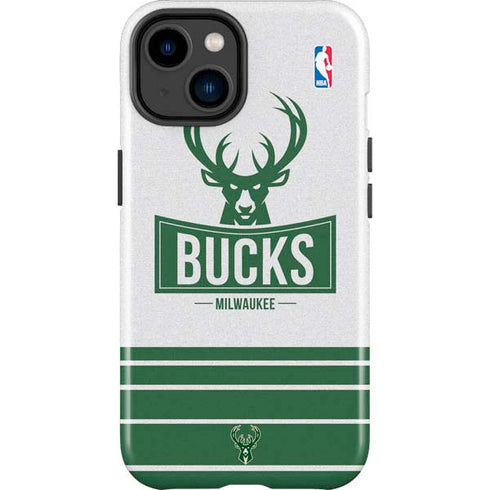 NBA Milwaukee Bucks Static iPhone 15 Impact Case