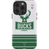 NBA Milwaukee Bucks Static iPhone 15 Pro Impact Case