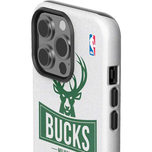NBA Milwaukee Bucks Static iPhone 15 Pro Impact Case