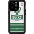 NBA Milwaukee Bucks Static iPhone 15 Pro Waterproof Case