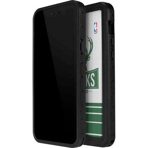 NBA Milwaukee Bucks Static iPhone 15 Pro Waterproof Case