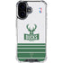 NBA Milwaukee Bucks Static iPhone 16 Clear Case