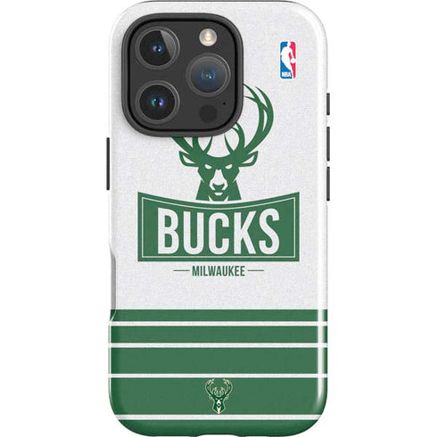 NBA Milwaukee Bucks Static iPhone 16 Pro Impact Case