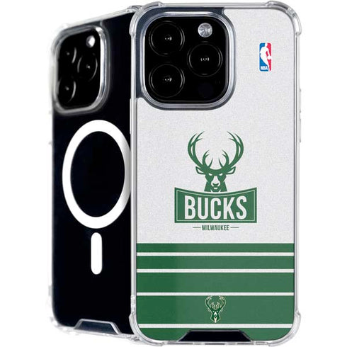 NBA Milwaukee Bucks Static iPhone 16 Pro MagSafe Case