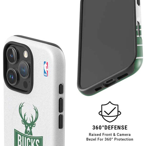 NBA Milwaukee Bucks Static iPhone 16 Pro Max Magsafe Impact Case