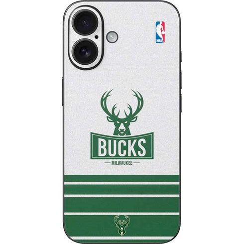 NBA Milwaukee Bucks Static iPhone 16 Skin