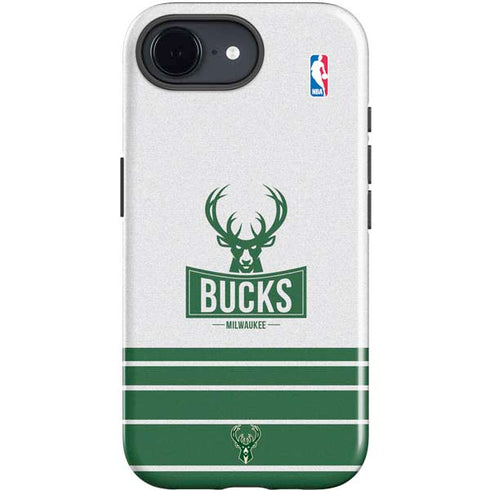 NBA Milwaukee Bucks Static iPhone 16e Impact Case