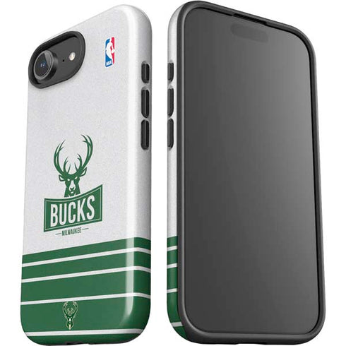 NBA Milwaukee Bucks Static iPhone 16e Impact Case