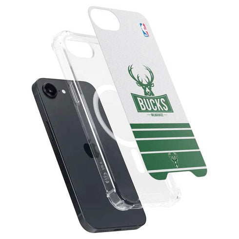 NBA Milwaukee Bucks Static iPhone 16e MagSafe Case