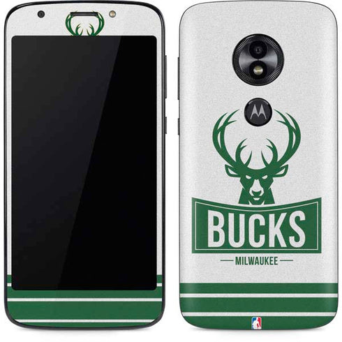 NBA Milwaukee Bucks Static Moto E5 Play Skin