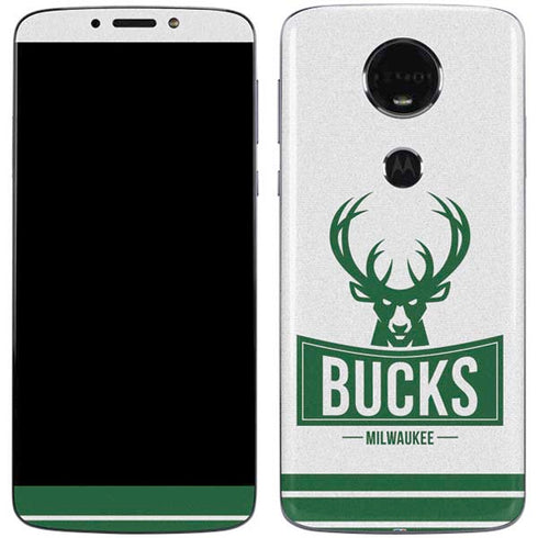 NBA Milwaukee Bucks Static Moto E5 Plus Skin