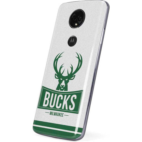 NBA Milwaukee Bucks Static Moto E5 Plus Skin