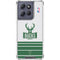 NBA Milwaukee Bucks Static Moto G 5G (2025) Clear Case