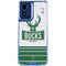 NBA Milwaukee Bucks Static Moto G 5G (2024) Clear Case