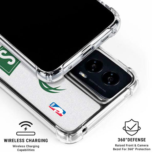 NBA Milwaukee Bucks Static Moto G Power 5G (2024) Clear Case