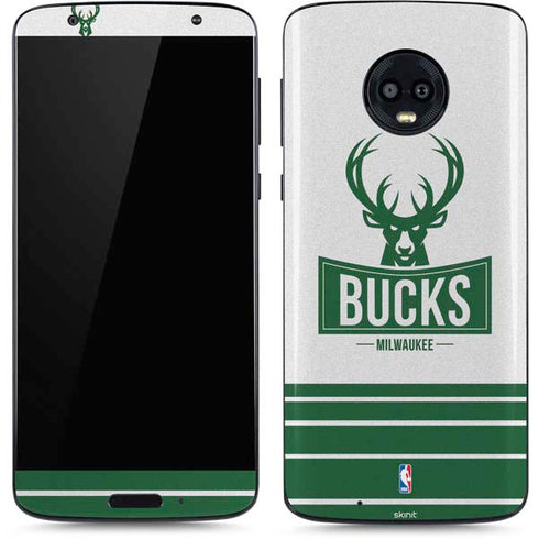 NBA Milwaukee Bucks Static Moto G6 Skin