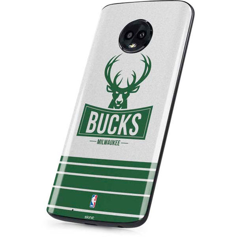 NBA Milwaukee Bucks Static Moto G6 Skin