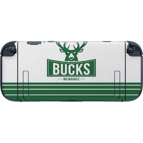 NBA Milwaukee Bucks Static Nintendo Switch 2 (2025) with Joy-Con Skin