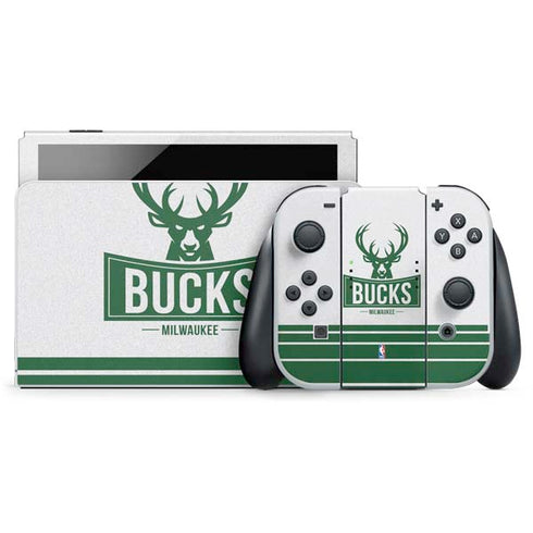 NBA Milwaukee Bucks Static Nintendo Skins