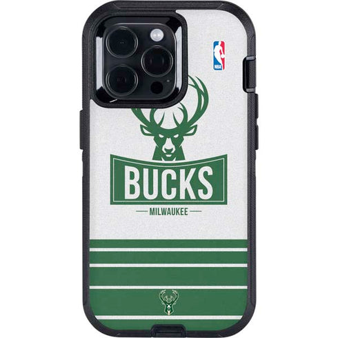 NBA Milwaukee Bucks Static Otterbox Defender iPhone Skin
