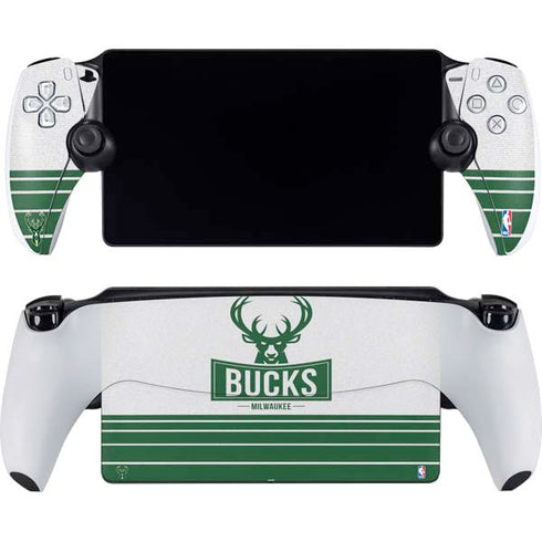 NBA Milwaukee Bucks Static PlayStation Portal Remote Player Skin