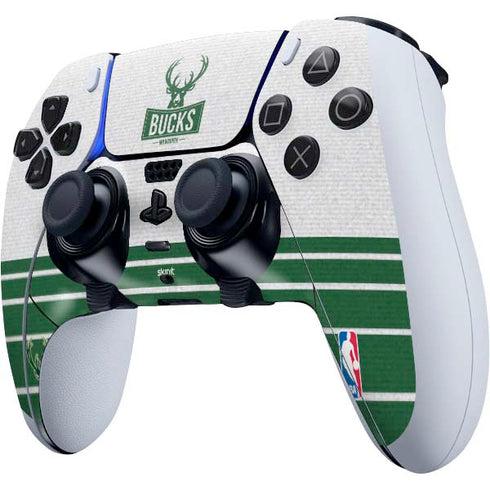 NBA Milwaukee Bucks Static PS5 DualSense Edge Pro Controller Skin