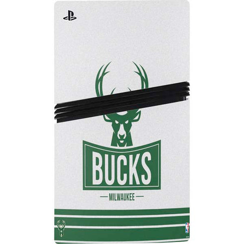 NBA Milwaukee Bucks Static PS5 Pro Console Skin