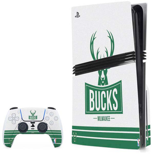 NBA Milwaukee Bucks Static PlayStation PS5 Skins