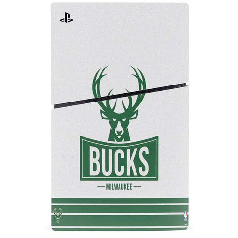 NBA Milwaukee Bucks Static PS5 Slim Digital Edition Console Skin