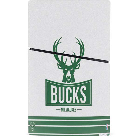 NBA Milwaukee Bucks Static PS5 Slim Digital Edition Console Skin