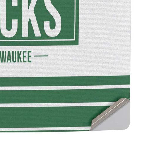 NBA Milwaukee Bucks Static PS5 Slim Digital Edition Console Skin