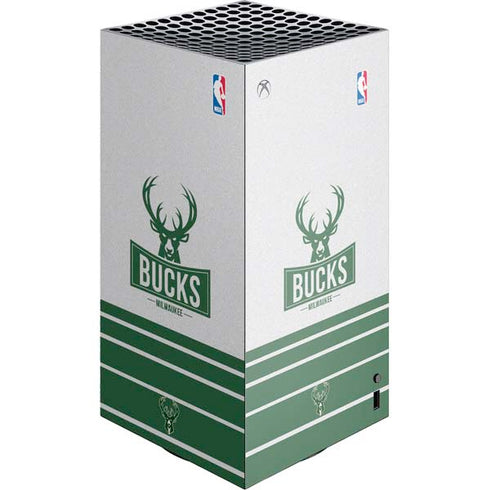 NBA Milwaukee Bucks Static XBox Series X Digital Edition Console Skin