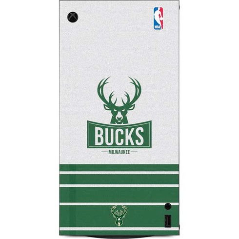 NBA Milwaukee Bucks Static XBox Series X Digital Edition Console Skin