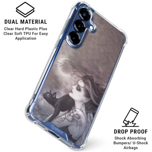 Alchemy Minnaloushe Moon Galaxy S25 Clear Case