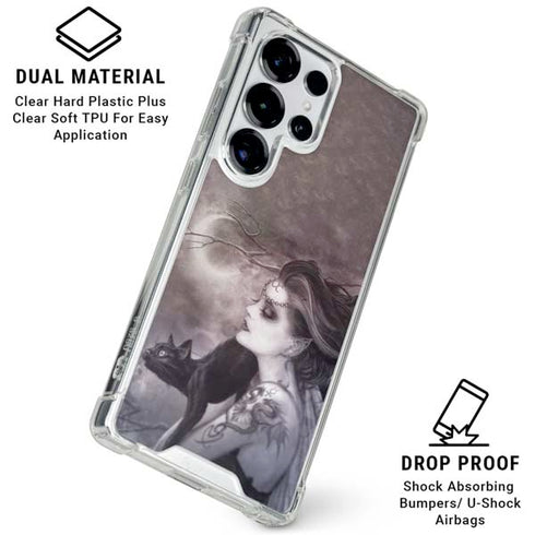 Alchemy Minnaloushe Moon Galaxy S25 Ultra Clear Case