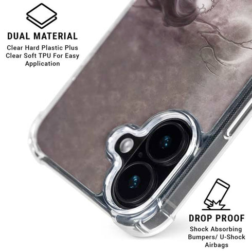 Alchemy Minnaloushe Moon iPhone 16 Clear Case