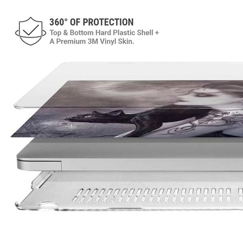 Alchemy Minnaloushe Moon MacBook Pro 14in (2021-24) Case plus Skin