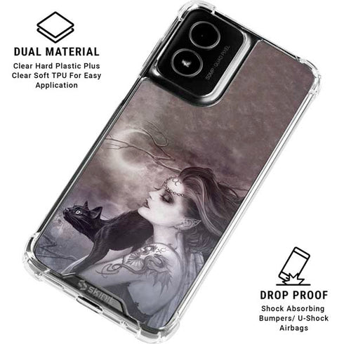 Alchemy Minnaloushe Moon Moto G Power 5G (2024) Clear Case