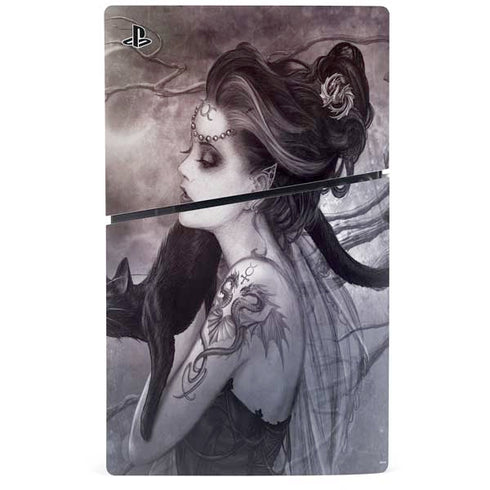 Alchemy Minnaloushe Moon PS5 Slim Digital Edition Console Skin